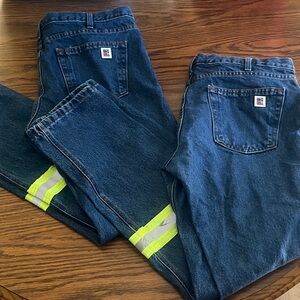 Men's Big Bill work Jeans with Reflective Detail 38/34